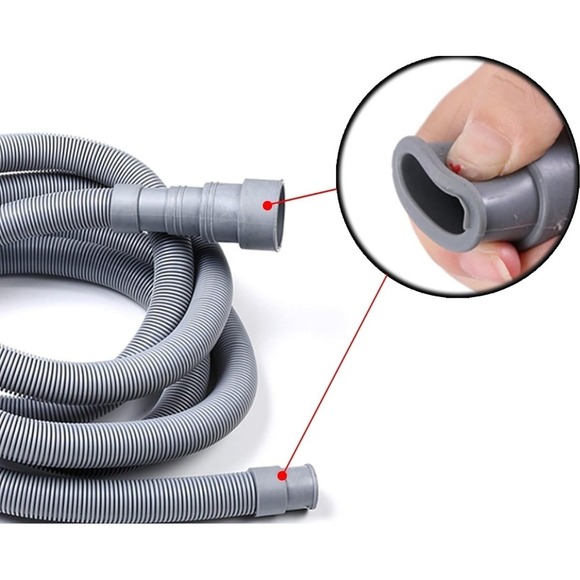 Washing Machine Drain Hose Extension Kit - Universal for Dishwasher, Washer - Picture 2 of 4